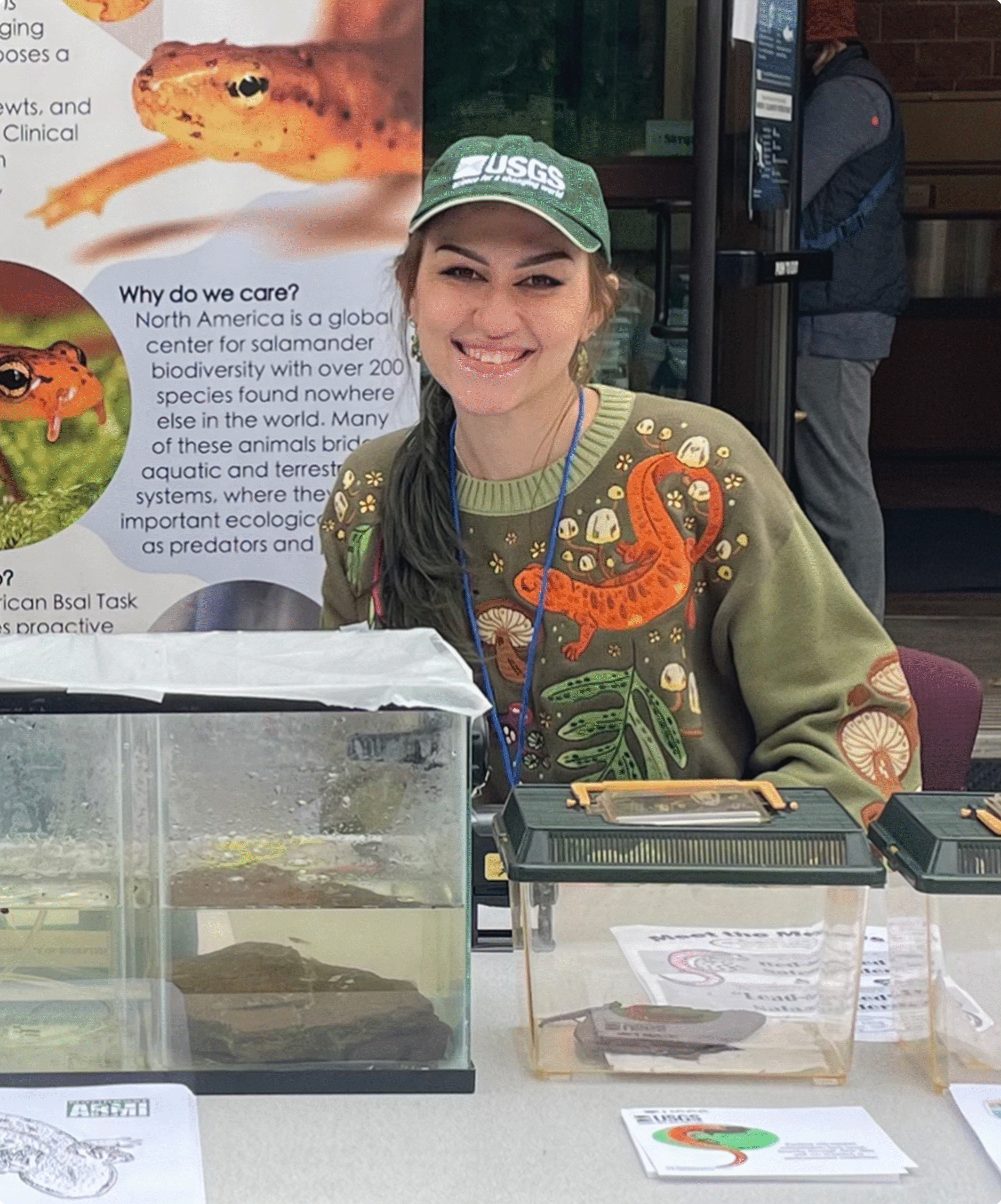 MaddieOutreach Maddie, a SPARCnet RaMP mentee, tabling a public outreach event